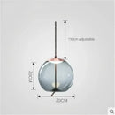 GobekUsa Glass LED Chandeliers for Living Room Bedroom Kitchen Pendant Lamp