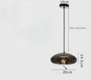 GobekUsa Glass LED Chandeliers for Living Room Bedroom Kitchen Pendant Lamp