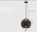 GobekUsa Glass LED Chandeliers for Living Room Bedroom Kitchen Pendant Lamp