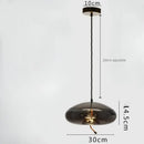 GobekUsa Glass LED Chandeliers for Living Room Bedroom Kitchen Pendant Lamp