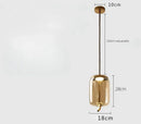 GobekUsa Glass LED Chandeliers for Living Room Bedroom Kitchen Pendant Lamp