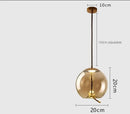 GobekUsa Glass LED Chandeliers for Living Room Bedroom Kitchen Pendant Lamp