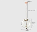 GobekUsa Glass LED Chandeliers for Living Room Bedroom Kitchen Pendant Lamp
