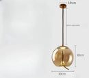 GobekUsa Glass LED Chandeliers for Living Room Bedroom Kitchen Pendant Lamp