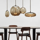 GobekUsa Glass LED Chandeliers for Living Room Bedroom Kitchen Pendant Lamp