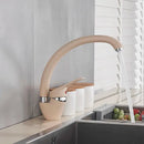 GobekUsa Black Single Handle Kitchen Faucet - Hot and Cold Water Mixer