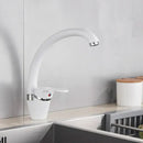 GobekUsa Black Single Handle Kitchen Faucet - Hot and Cold Water Mixer