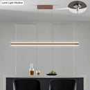 GobekUsa Sleek Triangle Island Light: Aluminum LED Hanging Lamp for Restaurants