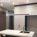 GobekUsa Sleek Triangle Island Light: Aluminum LED Hanging Lamp for Restaurants