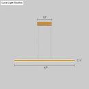 GobekUsa Sleek Triangle Island Light: Aluminum LED Hanging Lamp for Restaurants