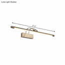 GobekUsa Sleek Tube Vanity Wall Light - Metal, LED Bathroom Sconce in Nickel/Brushed Brass - 18"/21.5" Width - Warm/White Lighting