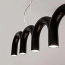 GobekUsa Sleek U-Shaped Chandelier for Bedroom and Kitchen
