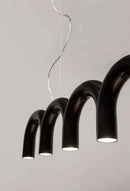 GobekUsa Sleek U-Shaped Chandelier for Bedroom and Kitchen