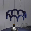 GobekUsa Sleek U-Shaped Chandelier for Bedroom and Kitchen