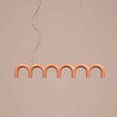 GobekUsa Sleek U-Shaped Chandelier for Bedroom and Kitchen