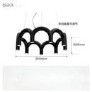 GobekUsa Sleek U-Shaped Chandelier for Bedroom and Kitchen