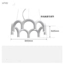 GobekUsa Sleek U-Shaped Chandelier for Bedroom and Kitchen