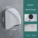 GobekUsa Automatic Hand Dryer | Wall Mounted Sensor | Bathroom Hot Air Device