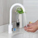 GobekUsa Automatic Sensor Bathroom Faucet, Solid Brass, Water Saving, Touch-Free Electric Tap