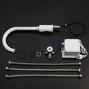 GobekUsa Automatic Sensor Bathroom Faucet, Solid Brass, Water Saving, Touch-Free Electric Tap