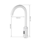 GobekUsa Automatic Sensor Bathroom Faucet, Solid Brass, Water Saving, Touch-Free Electric Tap