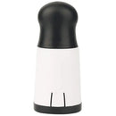 Sleek white & black herb grinder chopper slicer for kitchen pasta by Decorbites