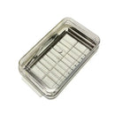 Sleek white & stainless steel butter slicer cutter box kitchen accessory by Decorbites