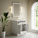 James Martin Bellshire 30" Single Bathroom Vanity, Bright White