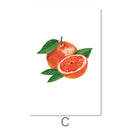 Sliced Fruit Canvas