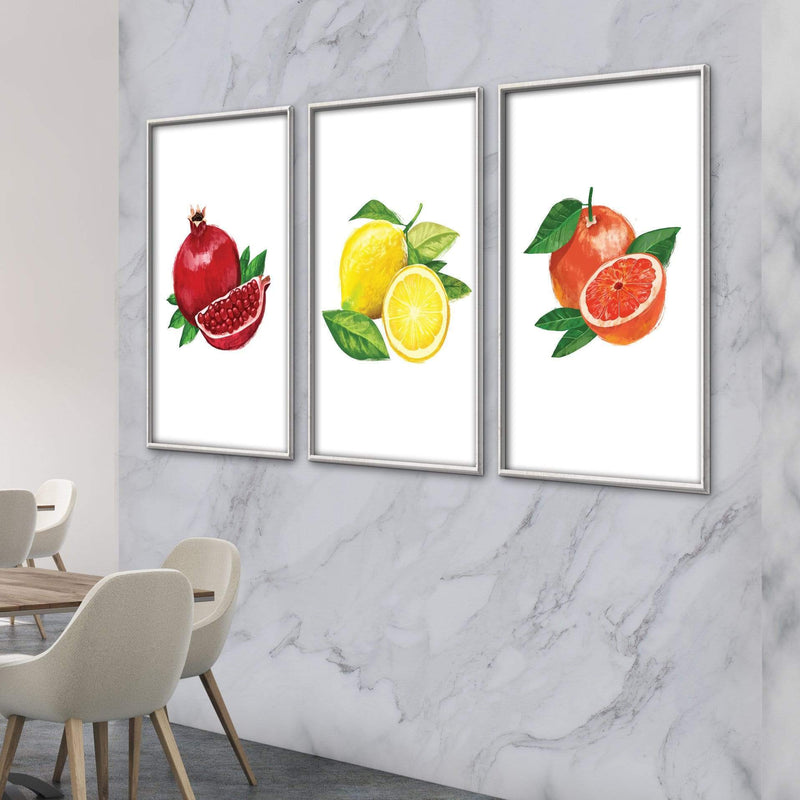 Sliced Fruit Canvas