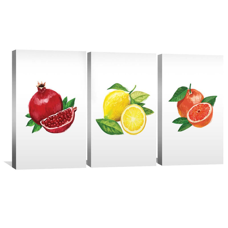 Sliced Fruit Canvas