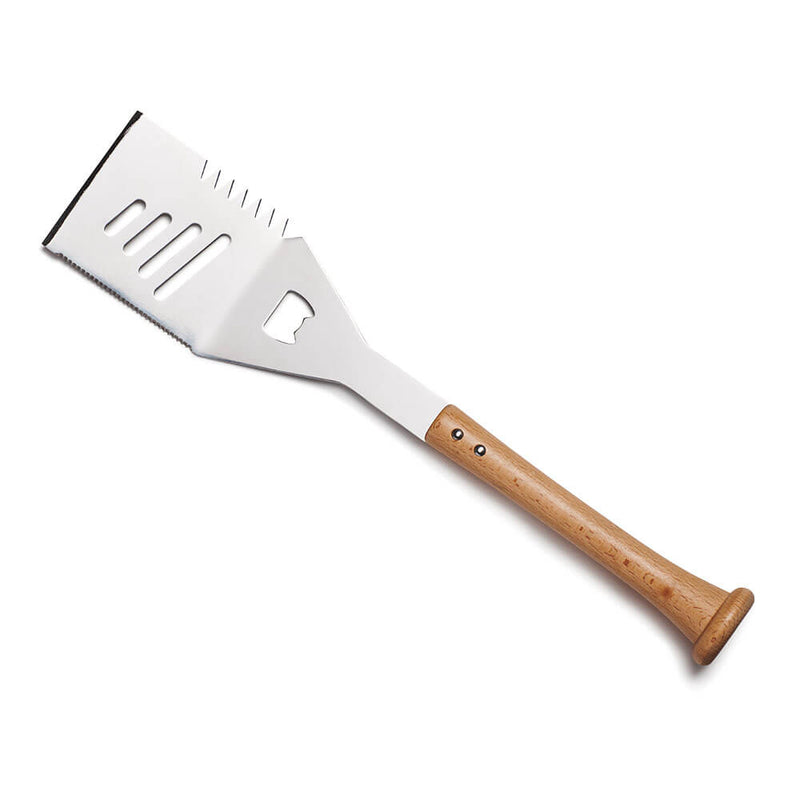 Stainless Steel Slider Spatula With Baseball Bat Handle Professional Grade Grill Tool