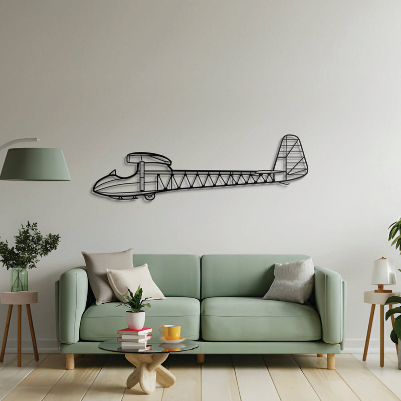 T.21B Sedbergh Metal Aircraft Wall Art - NCP0347