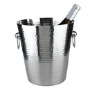 Irving Stainless Steel Hammered Ice Bucket by Viski