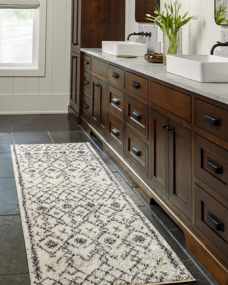Elyes Beige Washable Area Rug - Clearance