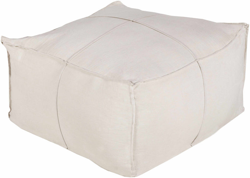 Hagenbrunn Ivory Pouf