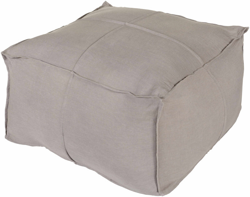 Hagenbrunn Medium Gray Pouf