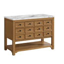 James Martin Malibu 48" Single Bathroom Vanity, Amber Birch
