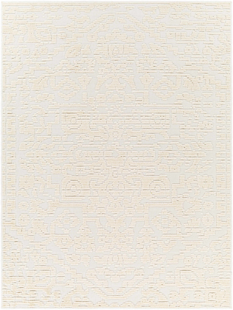 Beren Cream Washable Area Rug