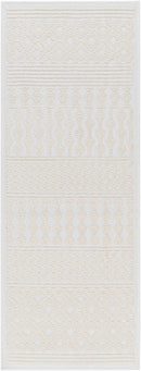 Drago White Washable Area Rug