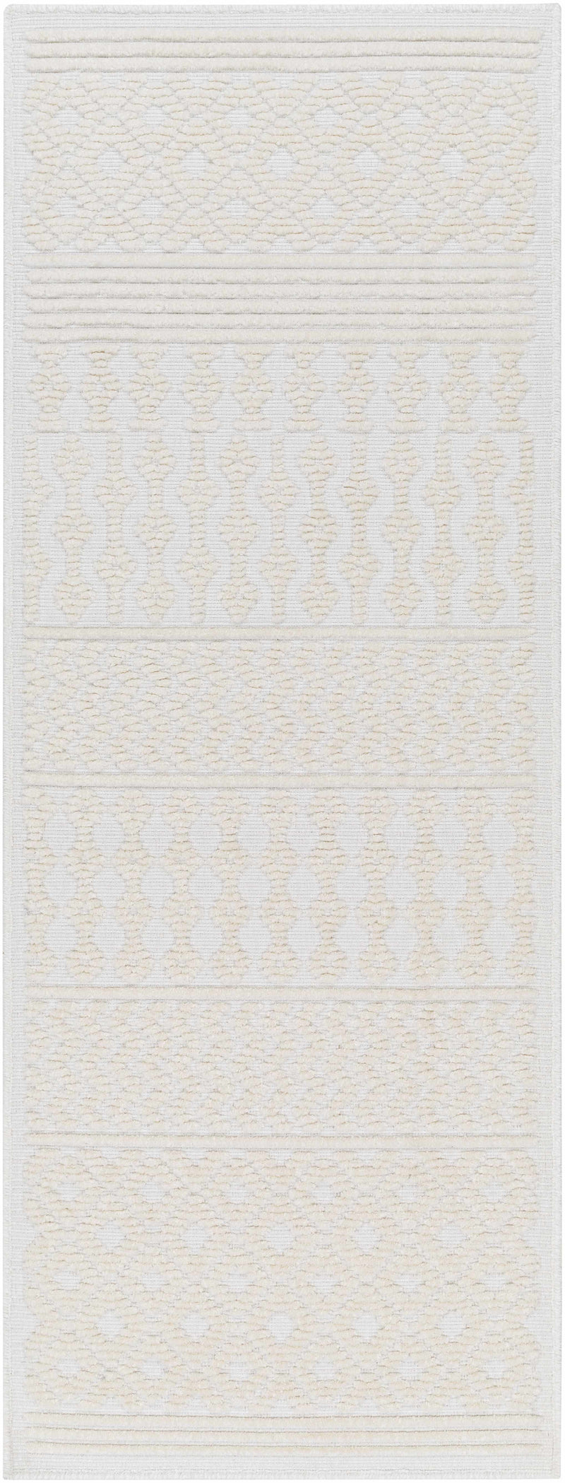 Drago White Washable Area Rug