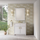 James Martin Bellshire 36" Single Bathroom Vanity, Bright White
