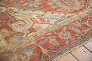 9x12 Antique Serapi Carpet