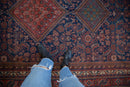 7.5x16 Vintage Afshar Carpet Runner