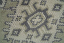 Small 2x3 Traditional Beige And Gray Hand Knotted Wool Rug
