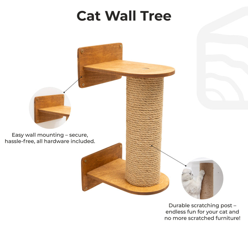 Small Cat Tree – Oak, photo 7 of 7