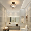GobekUsa Small Metal Cage Farmhouse Ceiling Light