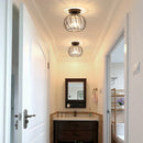 GobekUsa Small Metal Cage Farmhouse Ceiling Light
