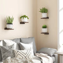 GobekUsa Small Wood Floating Shelves 4-Pack