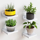 GobekUsa Small Wood Floating Shelves 4-Pack